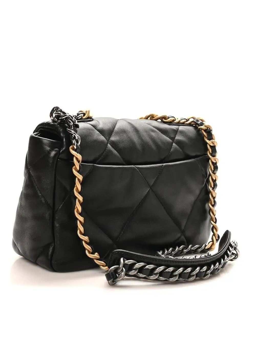 Lambskin Quilted Medium Chanel 19 Flap #300543C54B